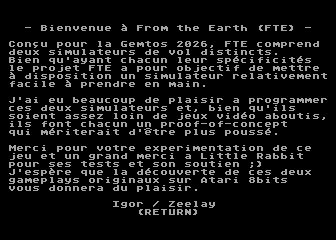 From the Earth — screenshot 1