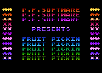 Fruit Pickin' / Fruit Salad atari screenshot