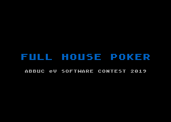Full House Poker atari screenshot