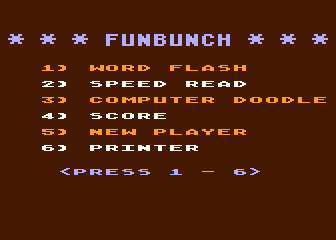 Funbunch - Elementary atari screenshot