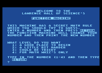 Function Machine atari screenshot
