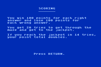 Fundamental Word Focus atari screenshot