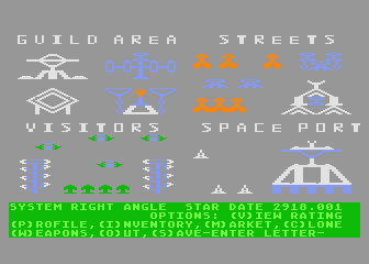 Galactic Adventures atari screenshot