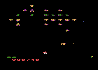 Galactic Chase atari screenshot