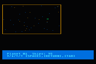 Galactic Conquest atari screenshot