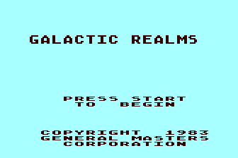 Galactic Realms atari screenshot