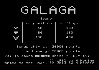 Galaga — screenshot 1