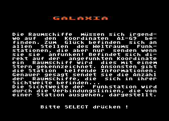 Galaxia atari screenshot