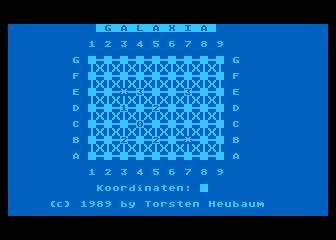 Galaxia atari screenshot