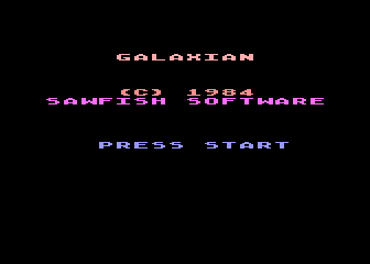 Galaxian atari screenshot