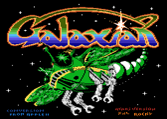 Galaxian atari screenshot