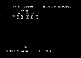 Galaxian atari screenshot