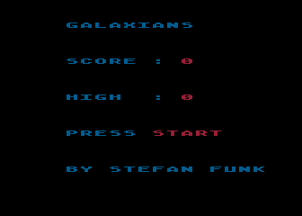 Galaxians atari screenshot
