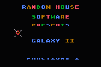 Galaxy II - Fractions I / Fractions II atari screenshot
