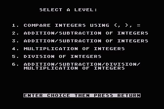 Galaxy II - Integers atari screenshot