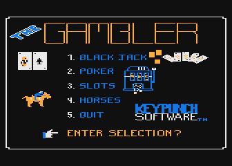 [COMP] Gambler atari screenshot