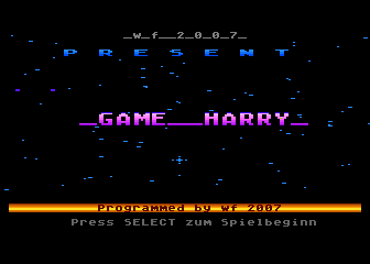 Game Harry atari screenshot