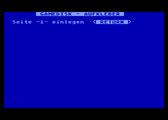 Gamedisk-Aufkleber