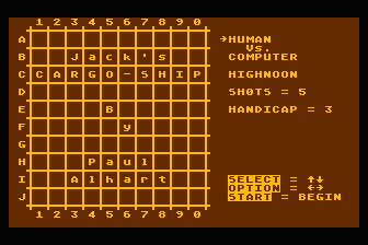 Games Disk atari screenshot