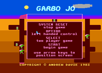 Garbo Jo atari screenshot