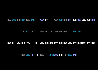Garden of Confusion atari screenshot