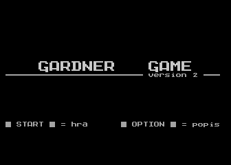 Gardnerova Hra s Mincemi atari screenshot