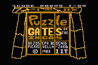 Gates of the Incas atari screenshot