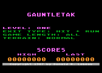 Gauntletak atari screenshot