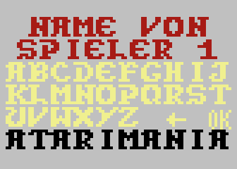 Geisterschloss atari screenshot