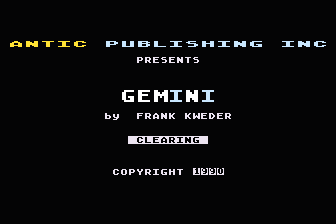 Gemini atari screenshot
