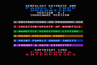 Genealogy Database Manager and Family Tree Organizer — screenshot 1