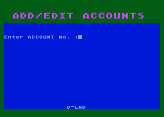 General Ledger atari screenshot