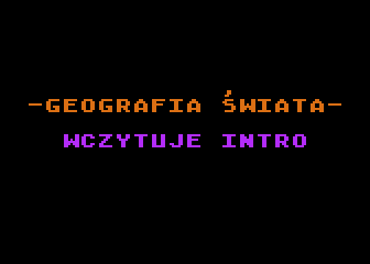 Geografia Swiata atari screenshot