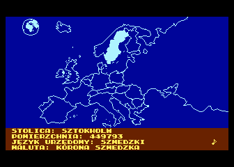 Geografia Swiata atari screenshot