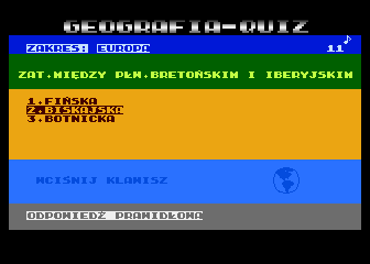 Geografia Swiata atari screenshot