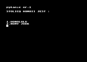 Geografia-Test atari screenshot