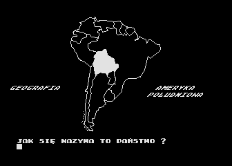 Geografia-Test atari screenshot