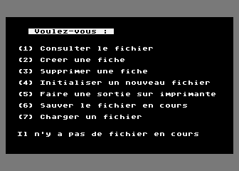 Gestion de Fichier atari screenshot