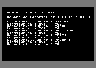 Gestion de Fichier atari screenshot