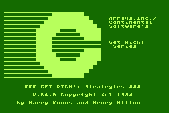 Get Rich! - Financial Strategies atari screenshot