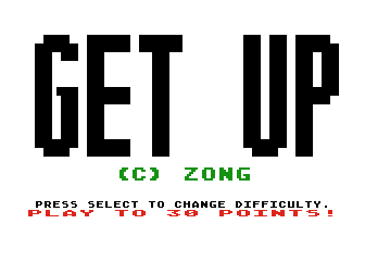 Get Up atari screenshot
