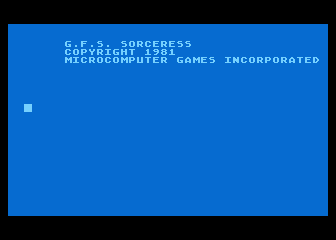 GFS Sorceress atari screenshot