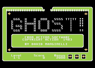 Ghost! atari screenshot