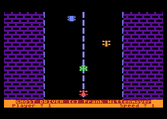 Ghost Driver atari screenshot