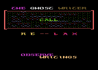 Ghost Writer atari screenshot