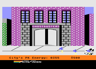 Ghostbusters atari screenshot