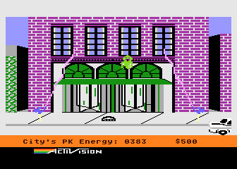 Ghostbusters atari screenshot