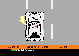 Ghostbusters atari screenshot