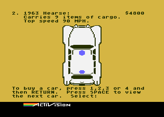 Ghostbusters atari screenshot