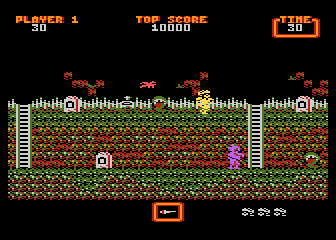 Ghostly Goblins atari screenshot